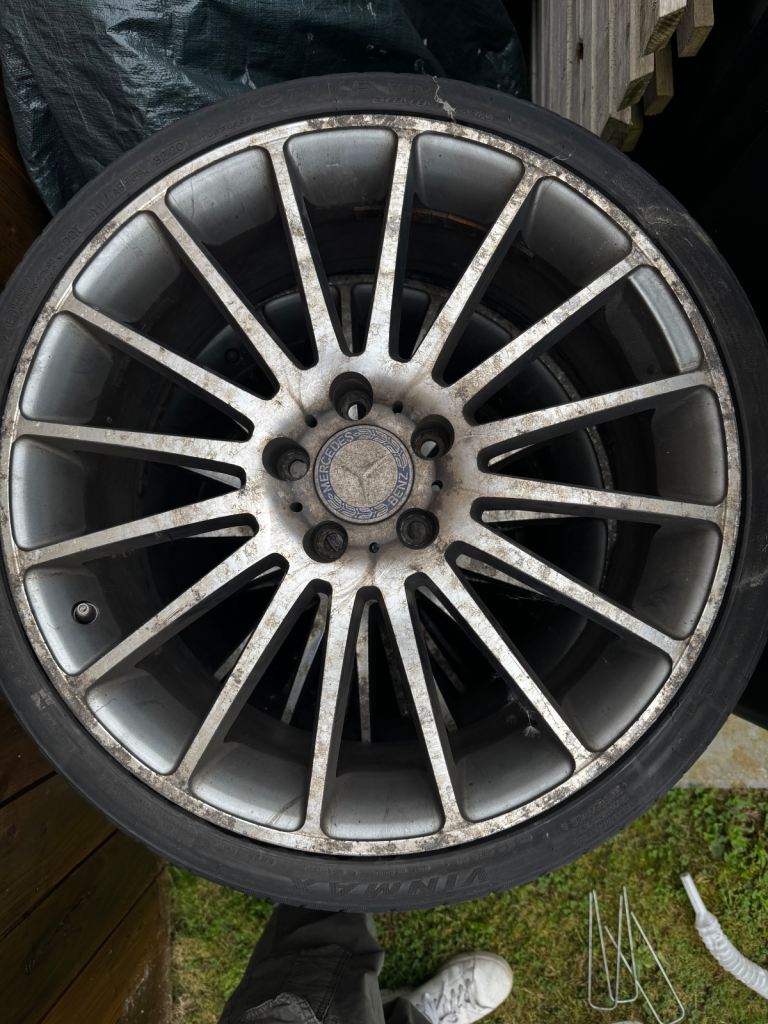 Mercedes AMG Style Replica Alloys with Tyres – 19” – 5x112