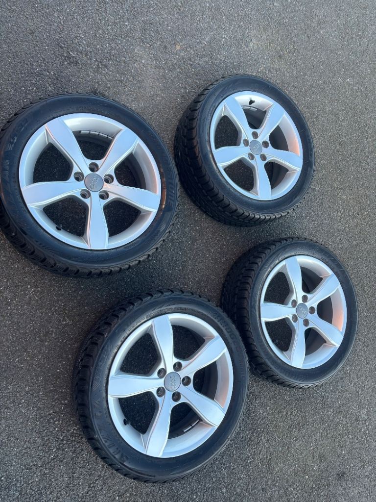 Genuine Audi Alloy Wheels with Bridgestone Tyres – Set of 4