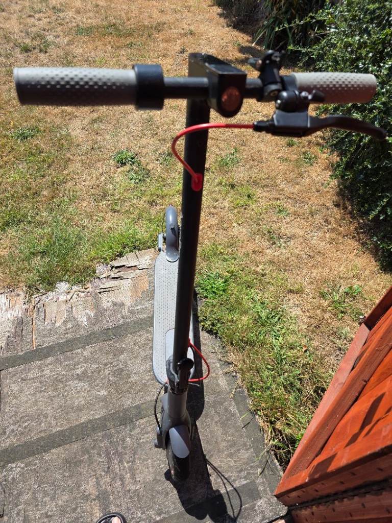 grey electric scooter 