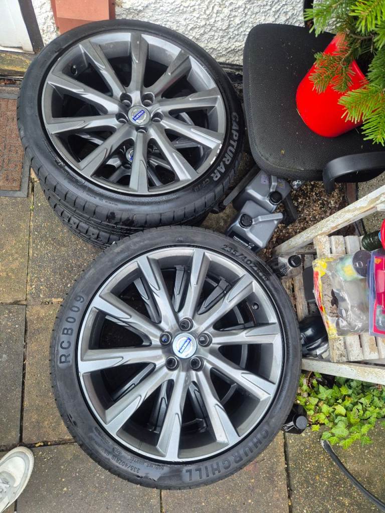 Volvo Xc60 Xc90 V40 V60 V70 V90 alloy wheels with tyres R-Design 5x108 3 wheels 