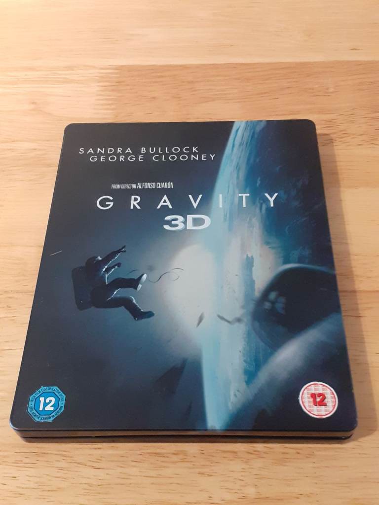 Gravity 3D + 2D Blu-ray UV Steelbook Special Edition 2013 Rigon B