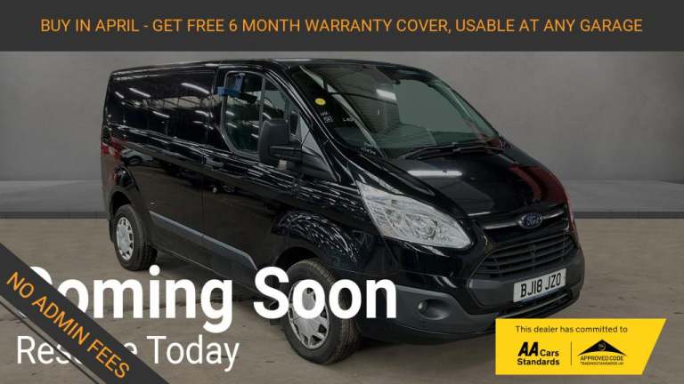 2018 Ford Transit Custom 2.0 TDCi 270 Trend Panel Van 5dr Diesel Manual L1 H1 (157 g/km, 128 bhp)...