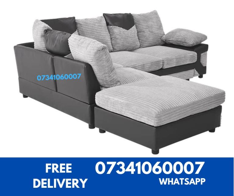 New Corner Sofa in Crushed Velvet – Blue and Green Options