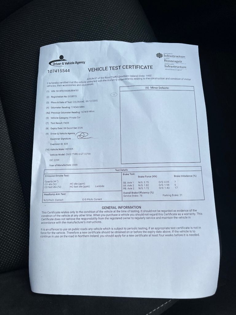 Honda, CIVIC, Hatchback, 2009, Manual, 2204 (cc), 3 doors