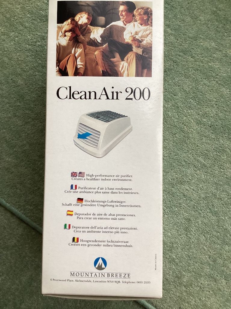 Clean Air 200 air purifier 