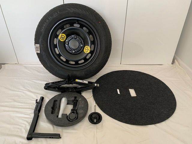 Ford Fiesta MK8 factory option spare wheel and jack kit