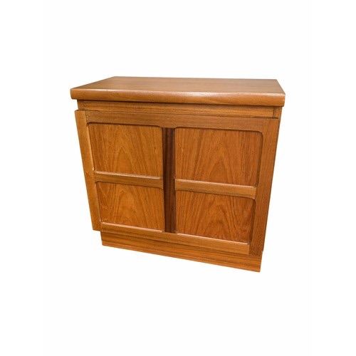 mid-century modern teak storage cabinet from the sought-after "Squares" range by Nathan Furniture
