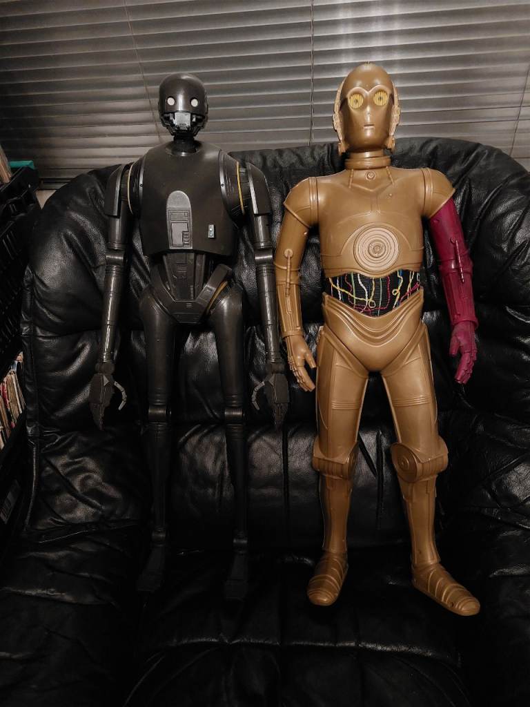 Large Star Wars Droids – C-3PO & K-2SO Action Figures
