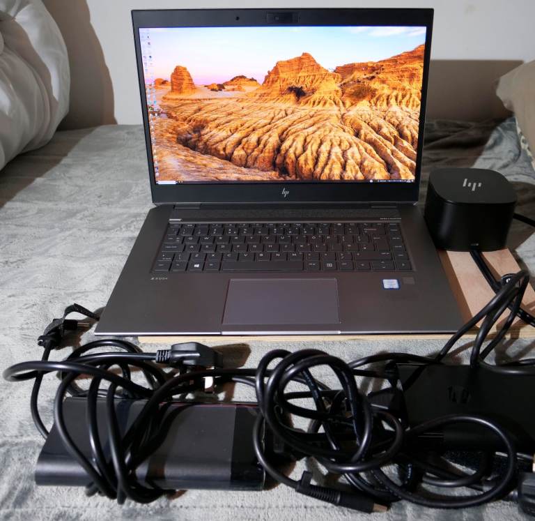 HP ZBook Studio G5 15" 4K Laptop with Dock