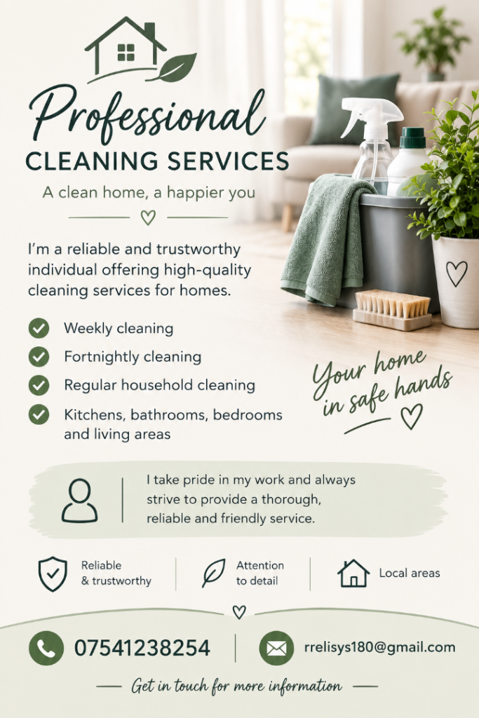 Cleaning services 