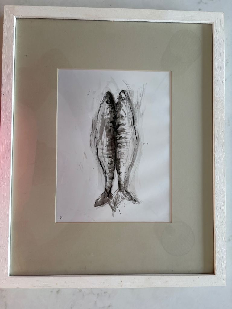  Fish Print by Betty Sims-Hilditch