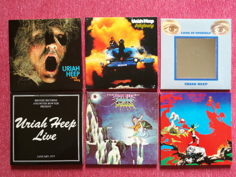 Uriah Heep 6x CD Mini LP Remastered 