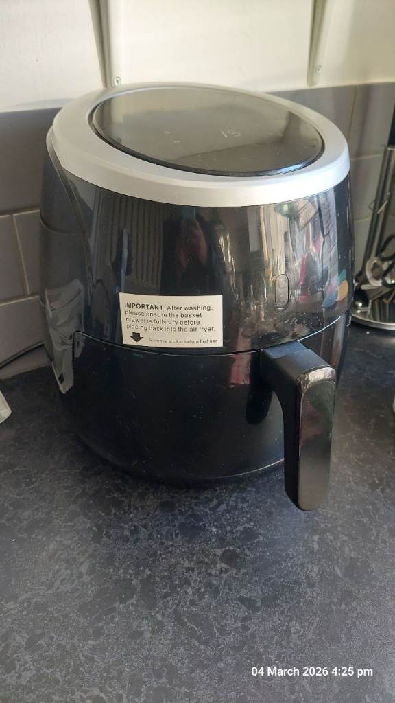 George Home Black 6.2 Litre Digital Air Fryer 