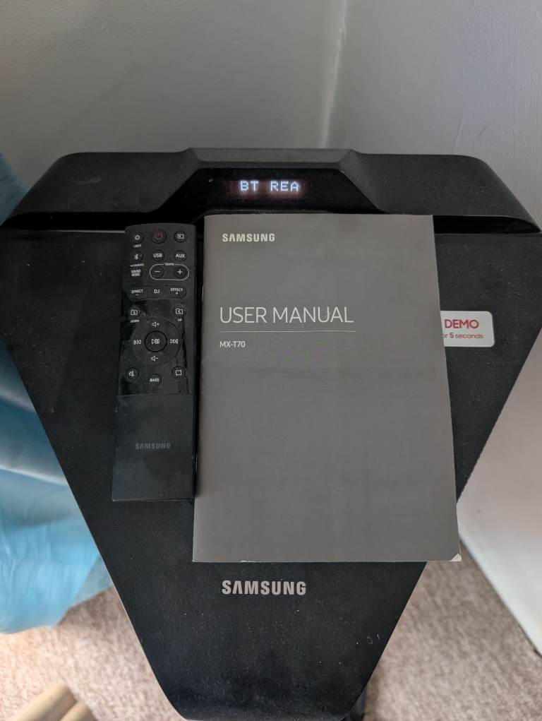 Samsung MX-T70 Sound Tower Party Speaker (1500W) Excellent Condition 