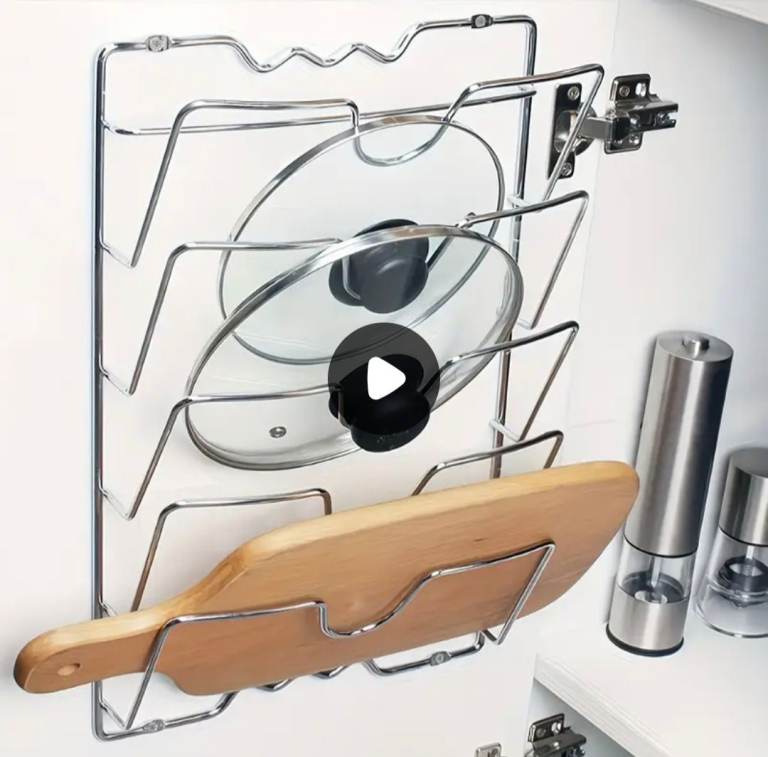 5 Layer Rack for Pot Lids, Cutting Boards & Utensils
