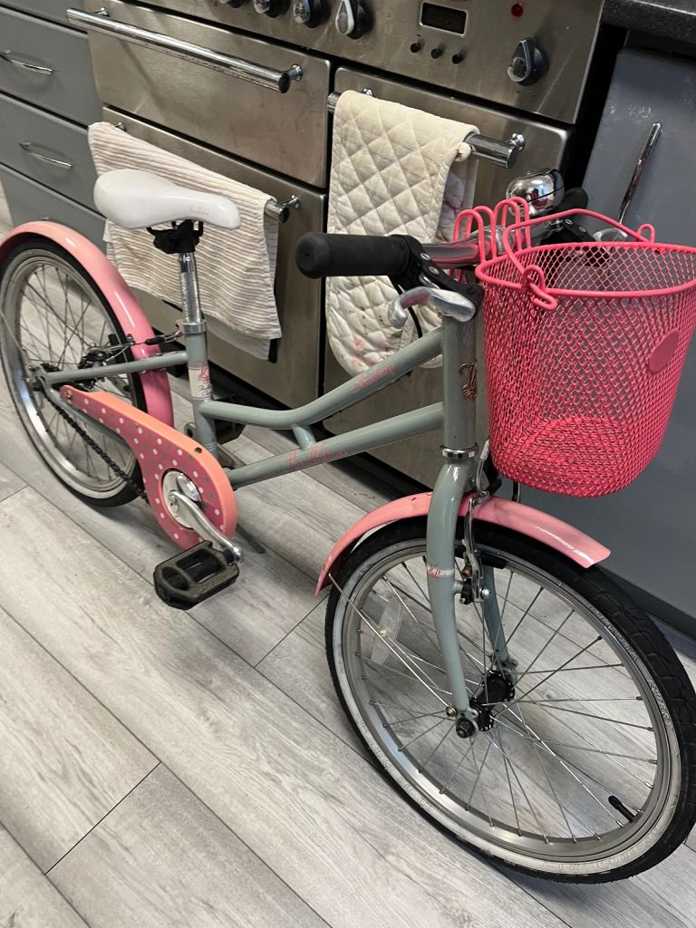  Girls 20 inch pink  Pendleton girls bike with pink basket 
