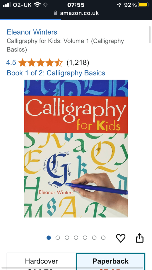 Calligraphy for kids brand new 