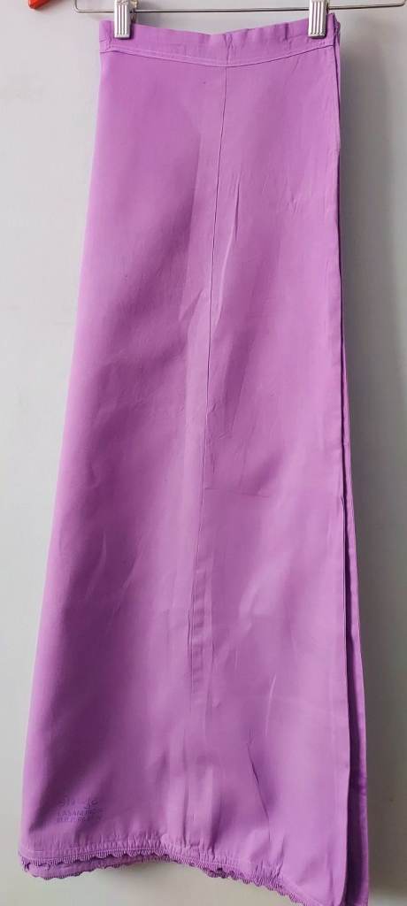 Lilac cotton Petticoat for saree New