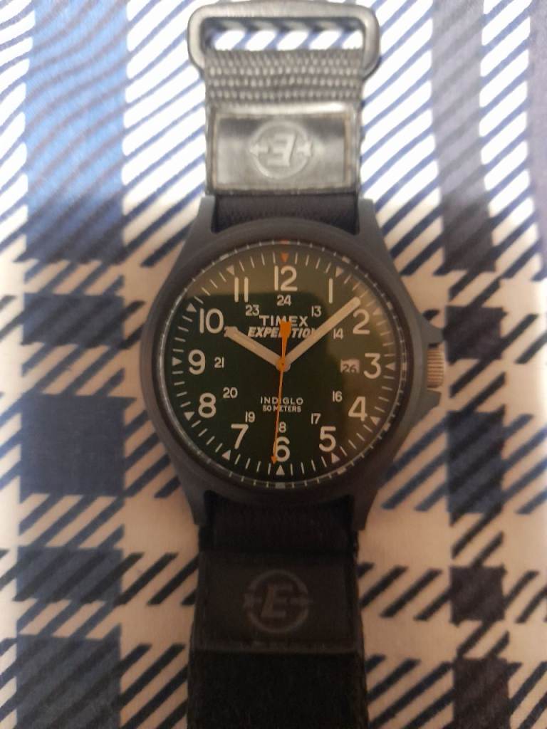 Timex Expedition Watch - Black, Good Condition