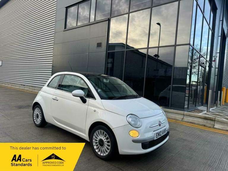 2012 Fiat 500 1.2 Lounge 3dr Dualogic [Start Stop] HATCHBACK PETROL Automatic