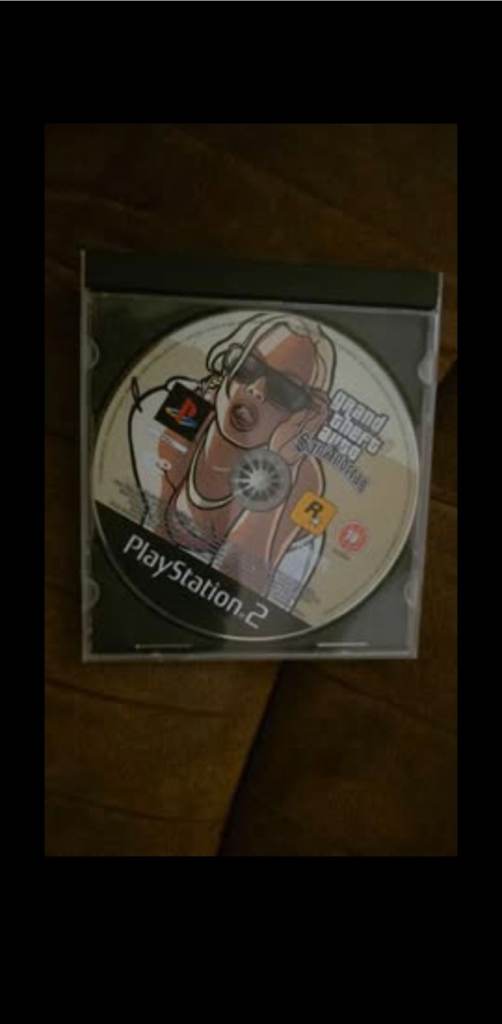 PS2 GTA SanAndreas disc only