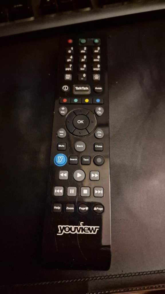 TALKTALK YOUVIEW TV PVR RECORDER BOX REMOTE URC179252-02R00