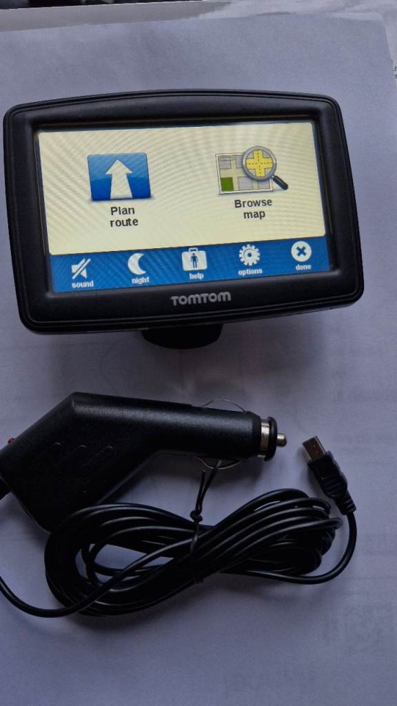 TomTom XL 4ET03 Satellite Navigation System GPS Sat Nav Black