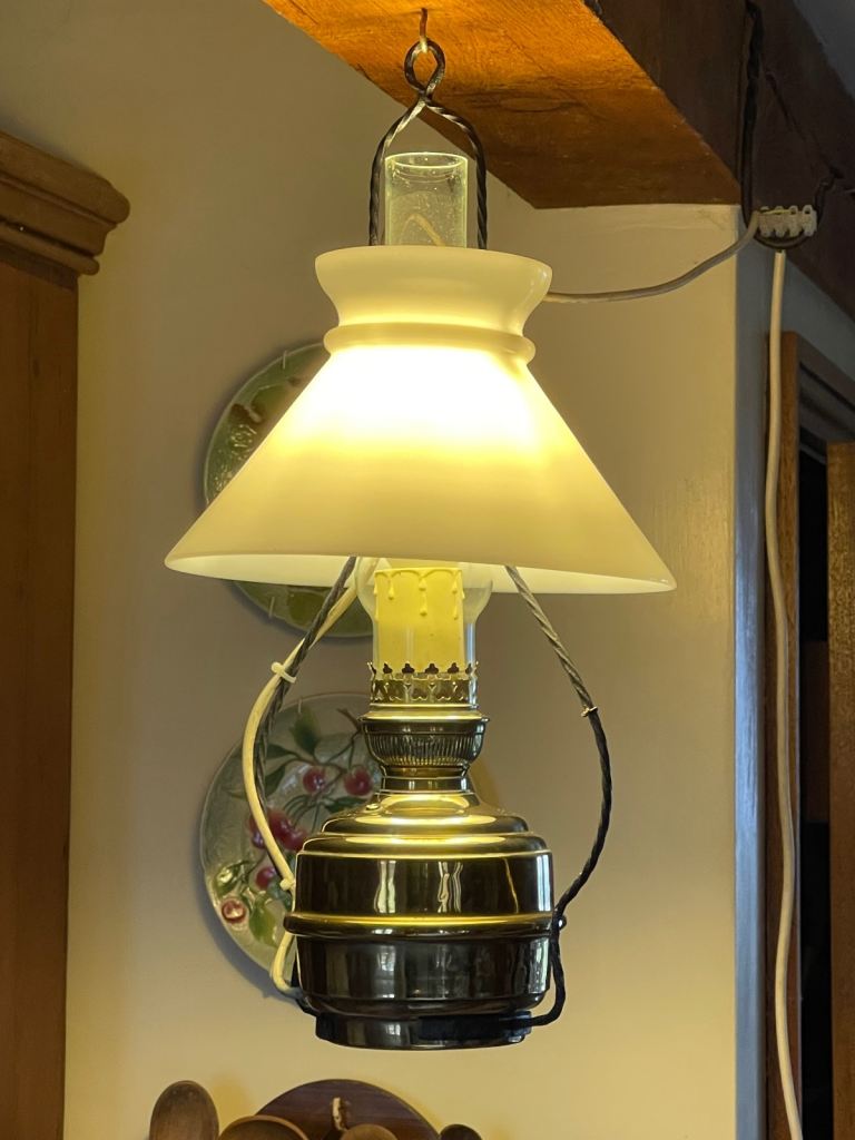 Antique French hanging light
