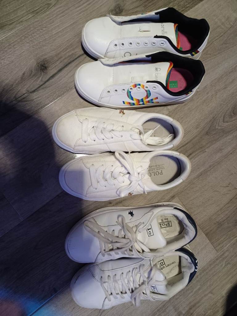 3 pair of womens casual trainers 