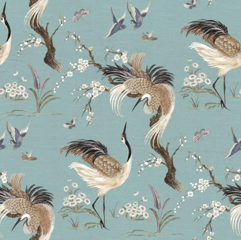 2.6m Art Of The Loom Mamoritai col 5 Printed Velvet Fabric 260cm X 137cm