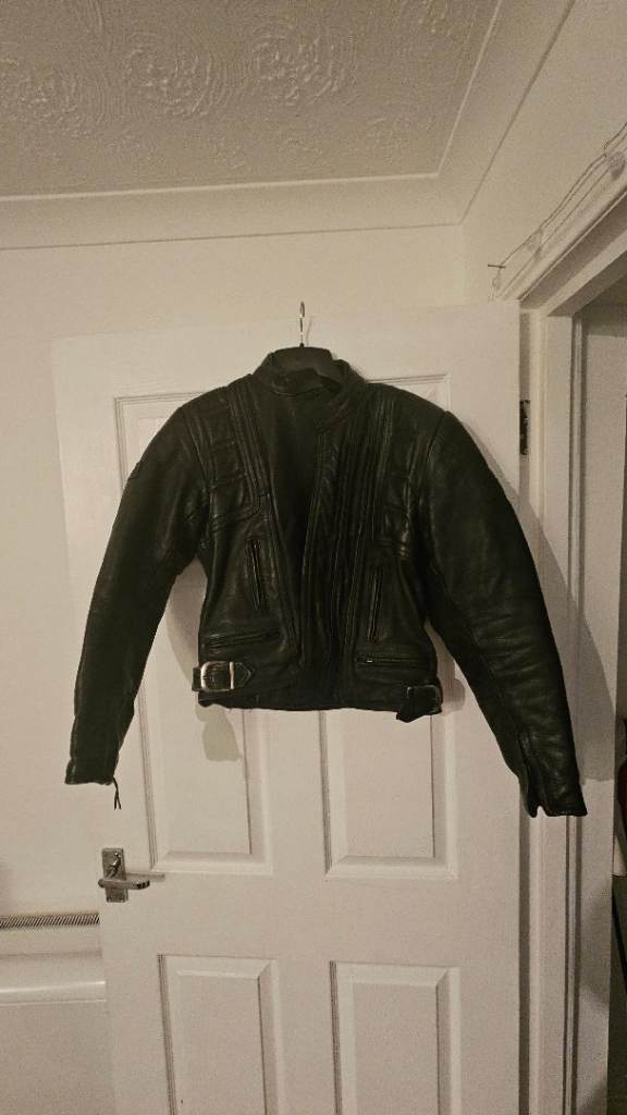 Womans vintage belstaff motorcycle leather jacket 