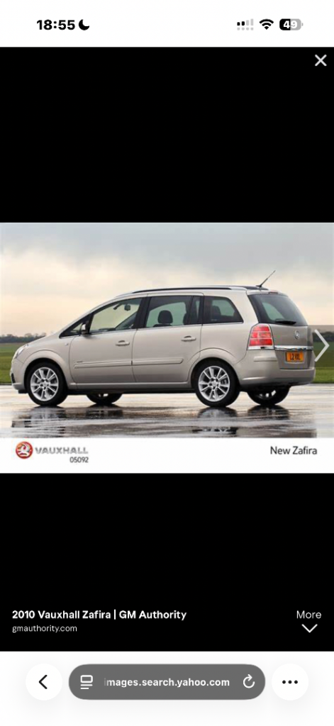 2010 Vauxhall zafira 