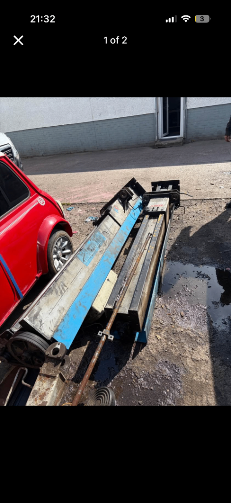 3.5 ton 2 post garage ramp 