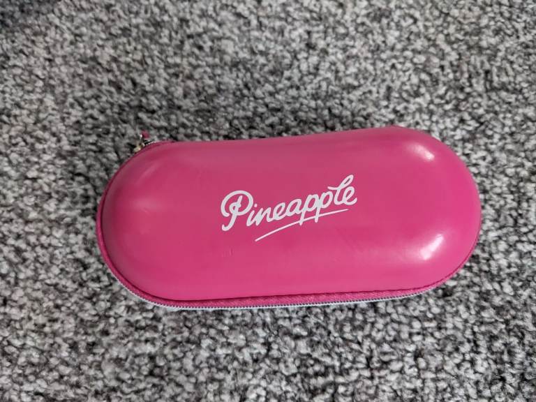 Pink Pineapple Glasses case - New 