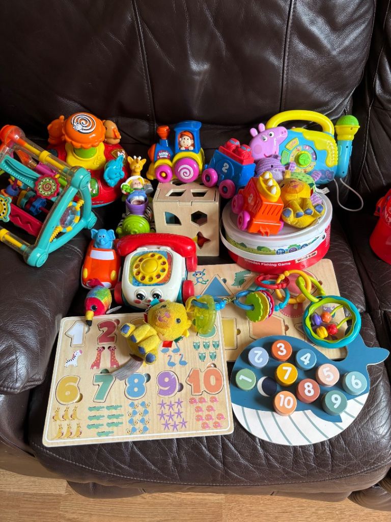  Bundle of Baby & Toddler Activity Toys – Good Condition