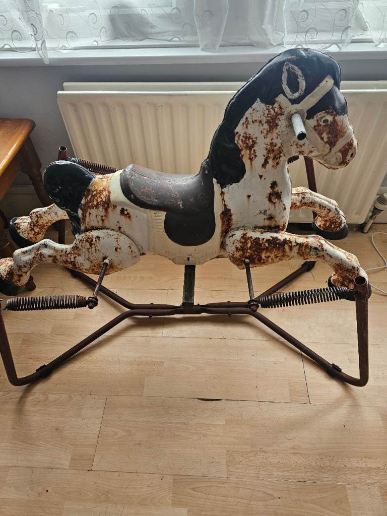 Vintage mobo rocking horse 