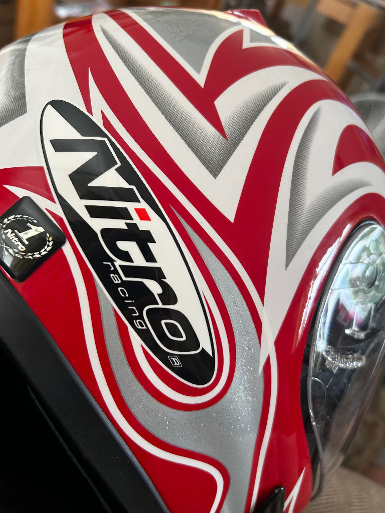 NITRO Racing Helmet N610-V1 Adult Banger  Bike Motorbike Kart Scooter BMX 