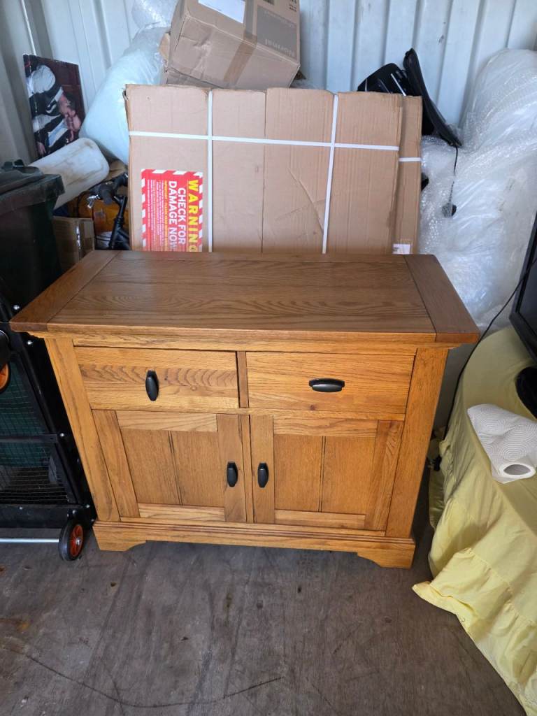 Solid oak sideboard 