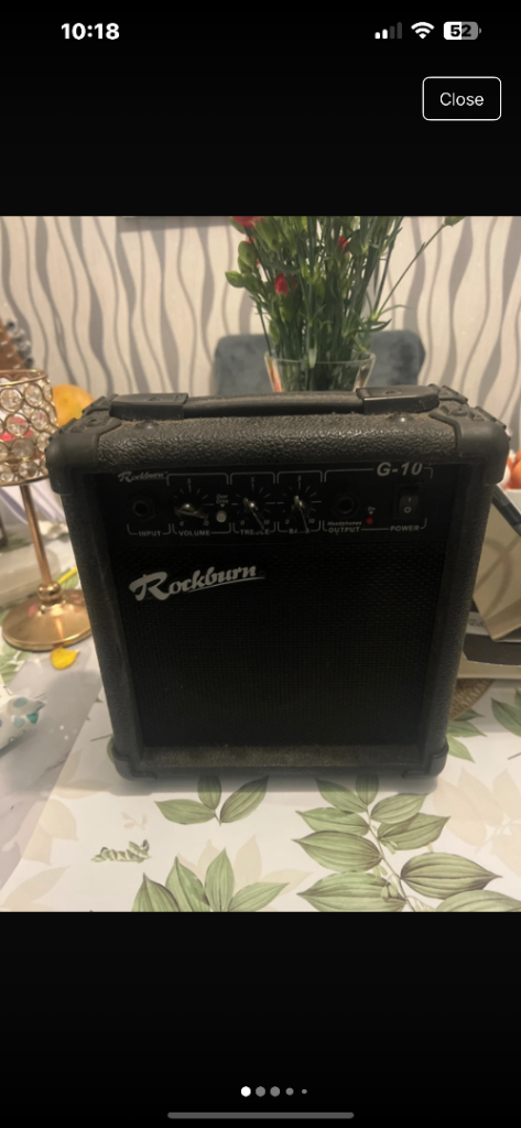10-watts electric guitar amplifier 