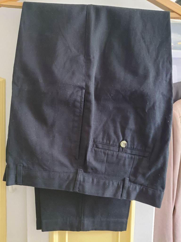 Black Cotton Jeans – Good Condition, Worn Twice