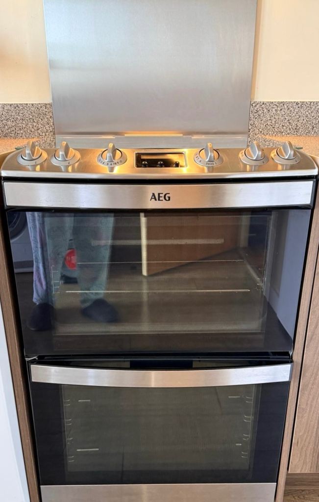 AEG gas cooker and hob