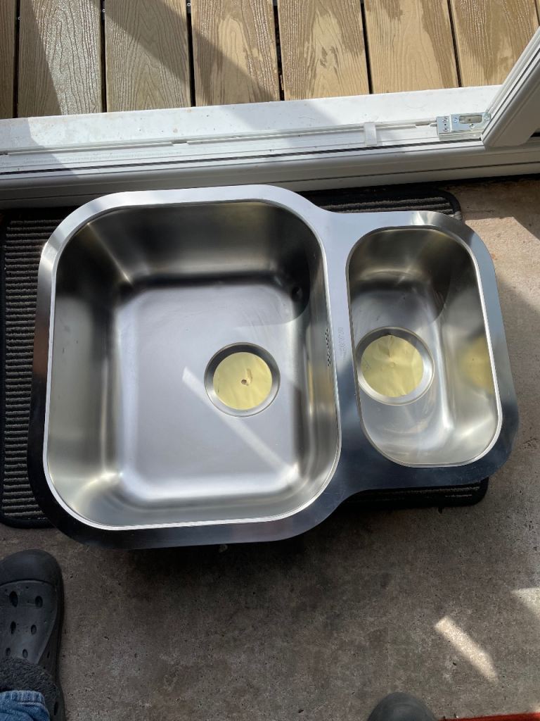 Blanco stainless steel double sink