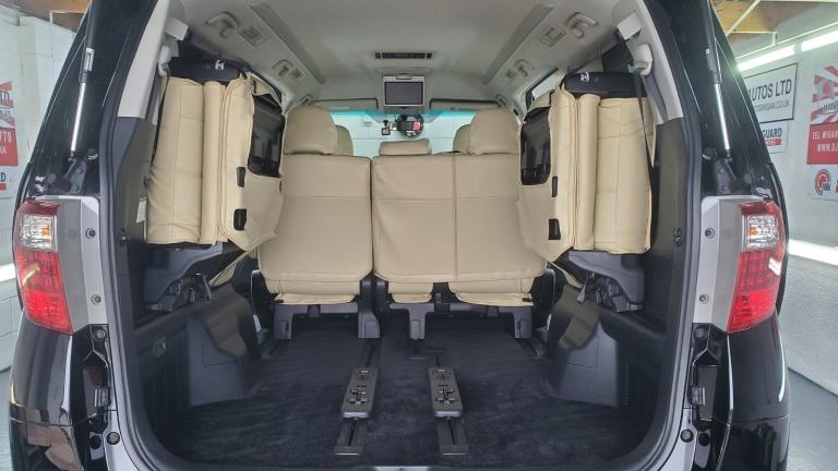 Toyota Alphard 2.4 black petrol auto 8 seats fresh japanese import in stock