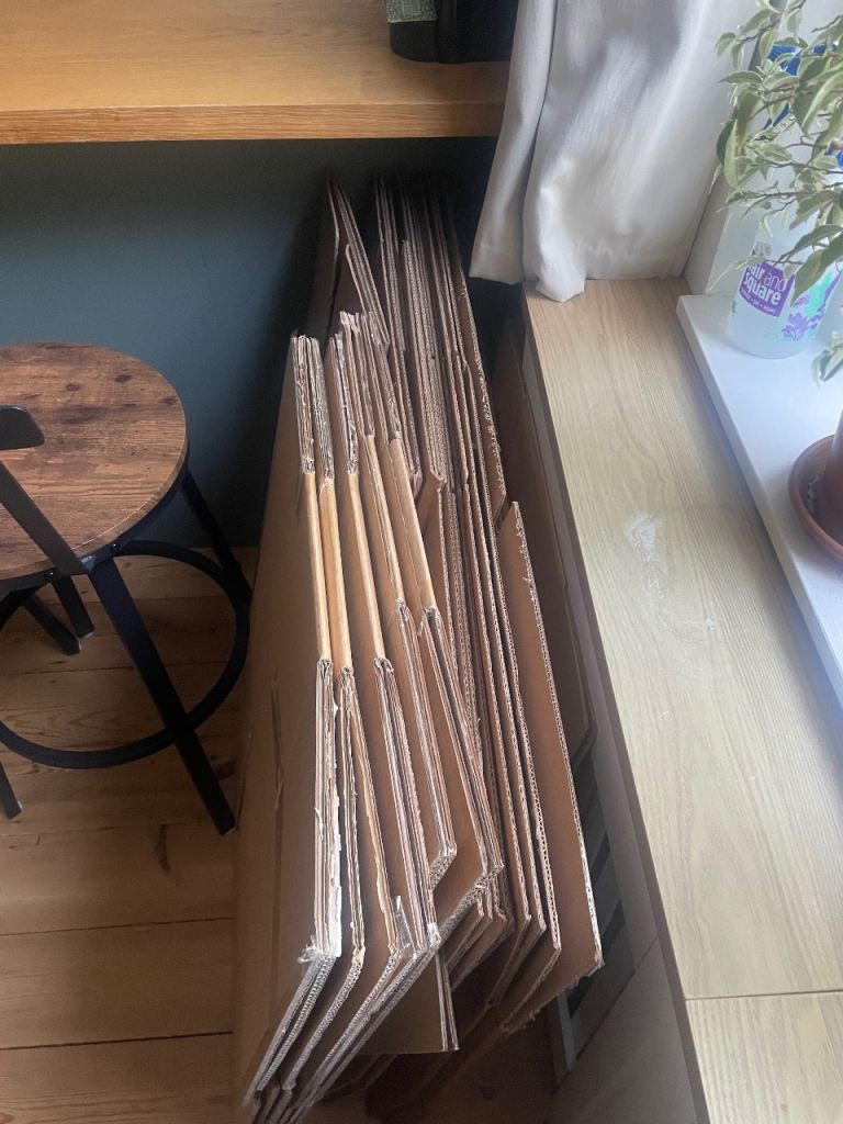 30 Good Quality Cardboard Moving/Storage Boxes – Various Sizes
