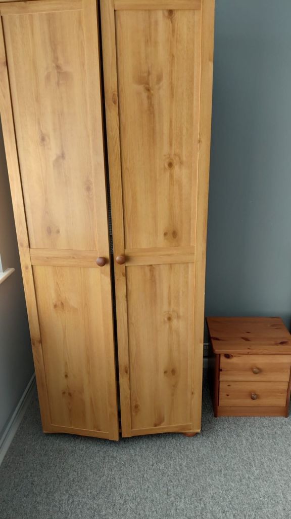 Wooden wardrobe 