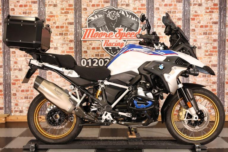 2019 BMW R1250 GS RALLYE TE - ONLY 8,646 MILES - HP BILLET PARTS - GIVI TOP BOX