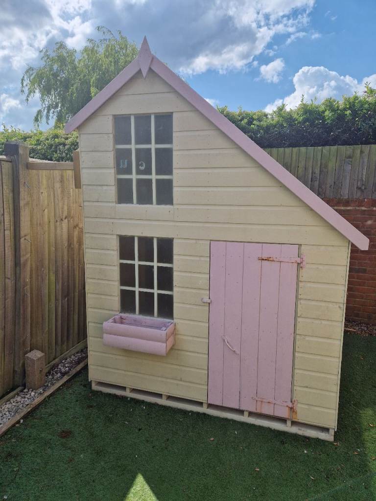 Double Storey Pre-treated High Quality Wooden Playhouse 6 x 6 (1.78m x 1.78m)