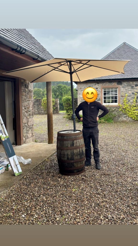 Wedding decor - Whiskey barrels