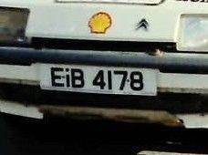 Cherished Registration Number 'EIB 4178' Dateless on retention 