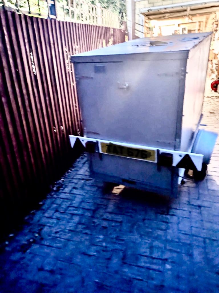 Box Trailer - Wooden Box with Doors at Rear